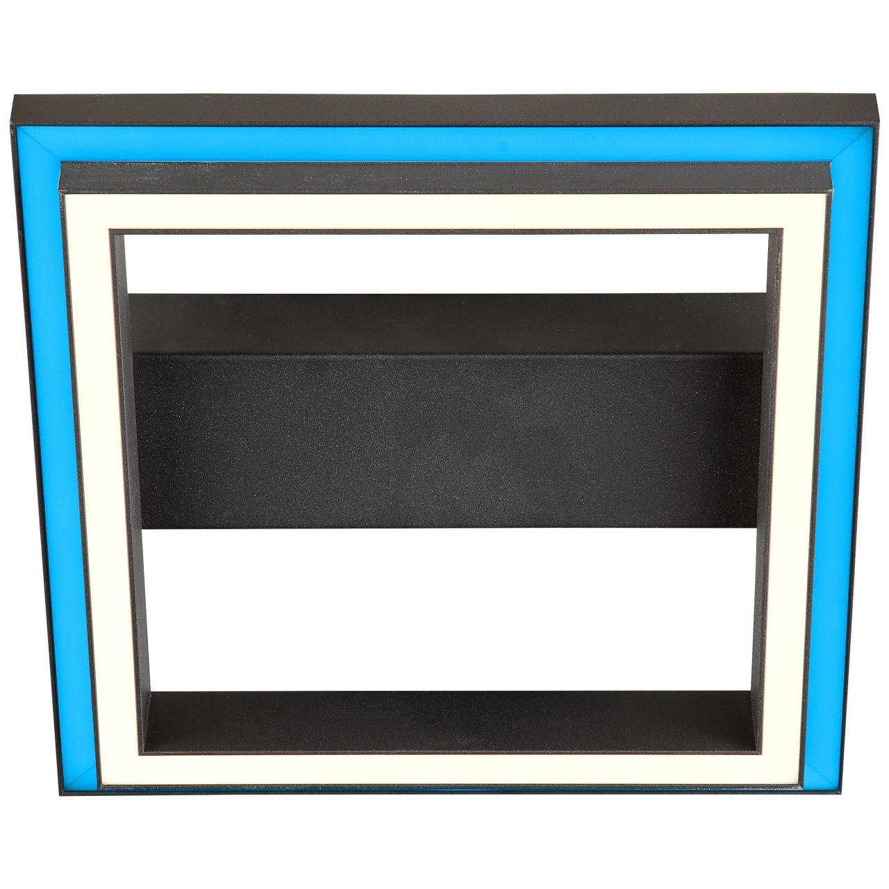 BRILLIANT Pallas LED Wand- und Deckenleuchte 30x30cm sand/schwarz | 1x LED integriert, 18W LED integriert, (Lichtstrom: 1800lm, Lichtfarbe: 2700-6200K) - Bild 1