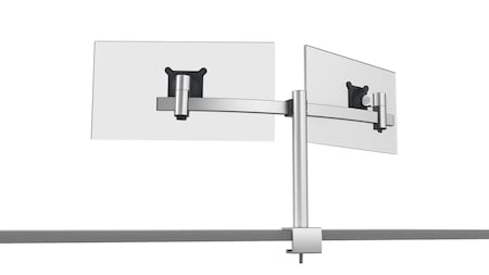 Durable 508323 Monitor Halterung Pro mit Tischklemme, flexibler Schwenkarm  360° drehbar, für VESA Bildschirme 21-27, silber online kaufen bei Netto