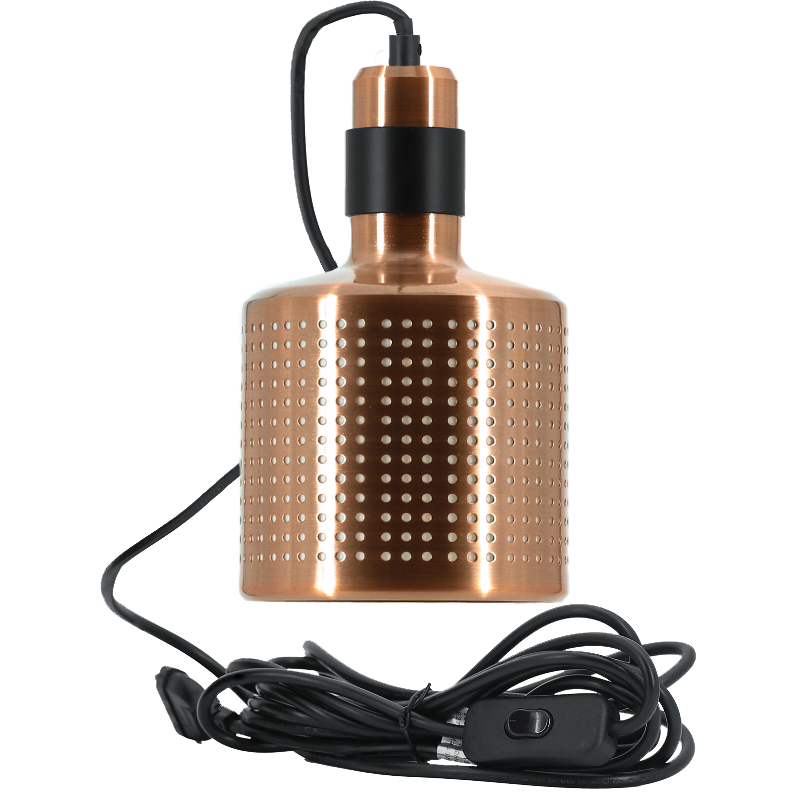 Venso EcoSolutions VEGA E27 Lampenschirm Kupfer, Lampenschirm Metall, Venso Pflanzenlampe, E27 Pflanzenlampe, Lampenschirm E27, Tageslichtlampe f&uuml;r Pflanzen, Pflanzenlicht, LED Zimmerpflanze - Bild 1