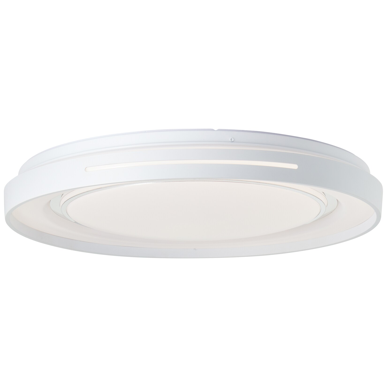 Brilliant Barty LED Wand- und Deckenleuchte 48cm weiß/chrom , Metall/Kunststoff , 1x 30 W LED integriert , (Lichtstrom: 2900lm , …
