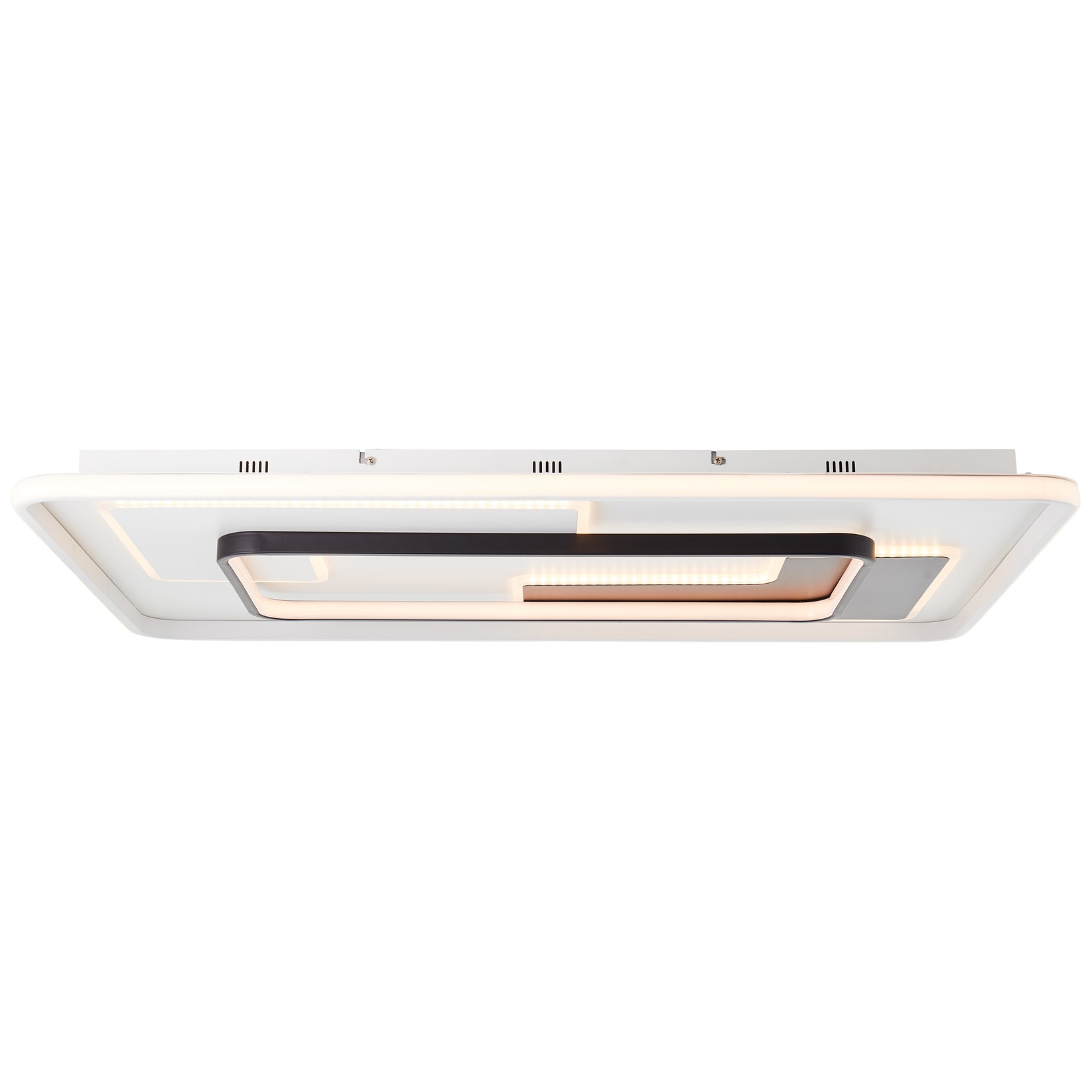 Brilliant Barden LED Deckenleuchte 90x60cm weiß/schwarz , Metall/Kunststoff , 1x 57 ,1 W LED integriert , (Lichtstrom: 7100lm , Lichtfarbe: …