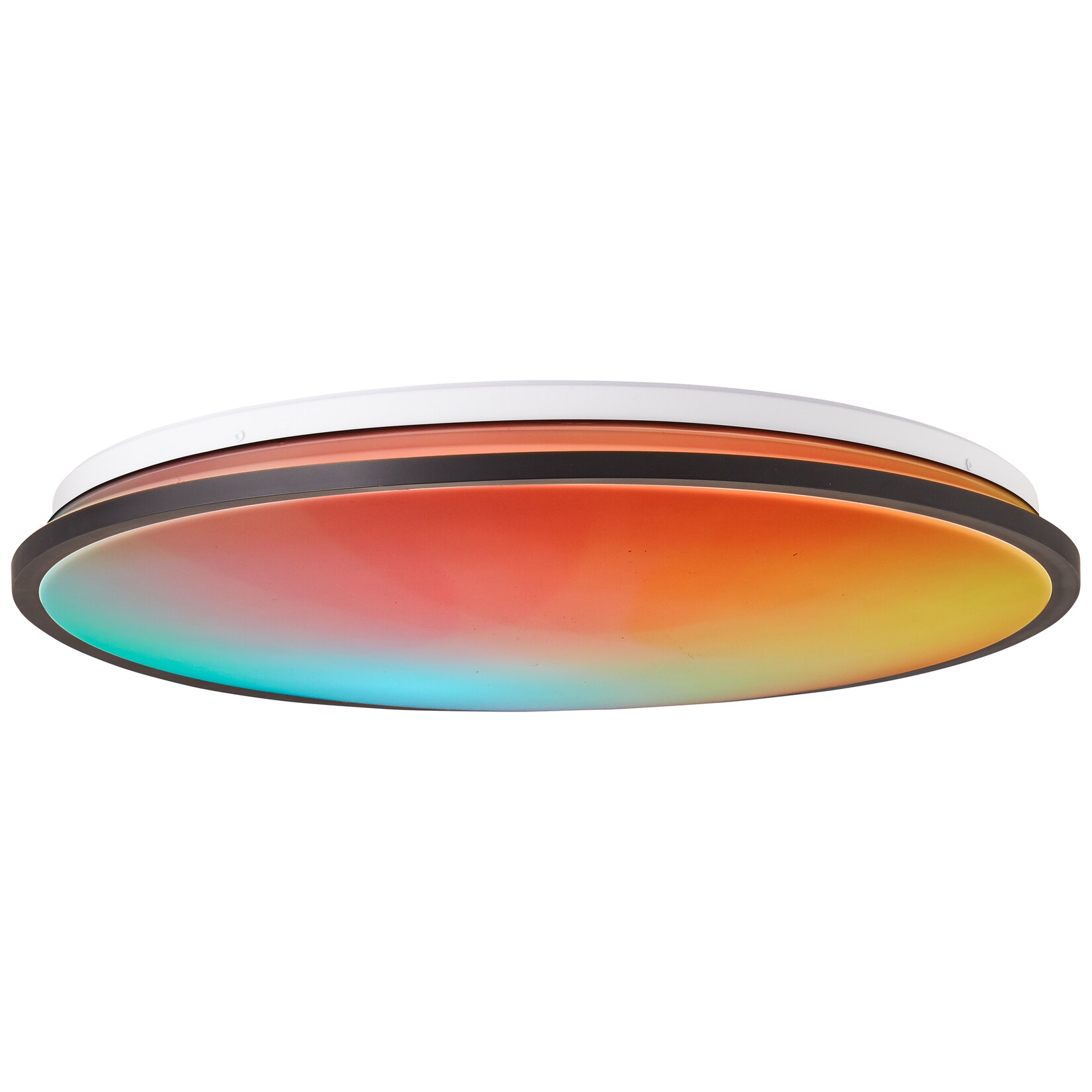 Brilliant Heida LED Deckenaufbau-Paneel 48cm schwarz, Metall/Kunststoff, 1x 30 W LED integriert, (Lichtstrom: 3000lm, Lichtfarbe: 3000-6500K) | 04004353411267