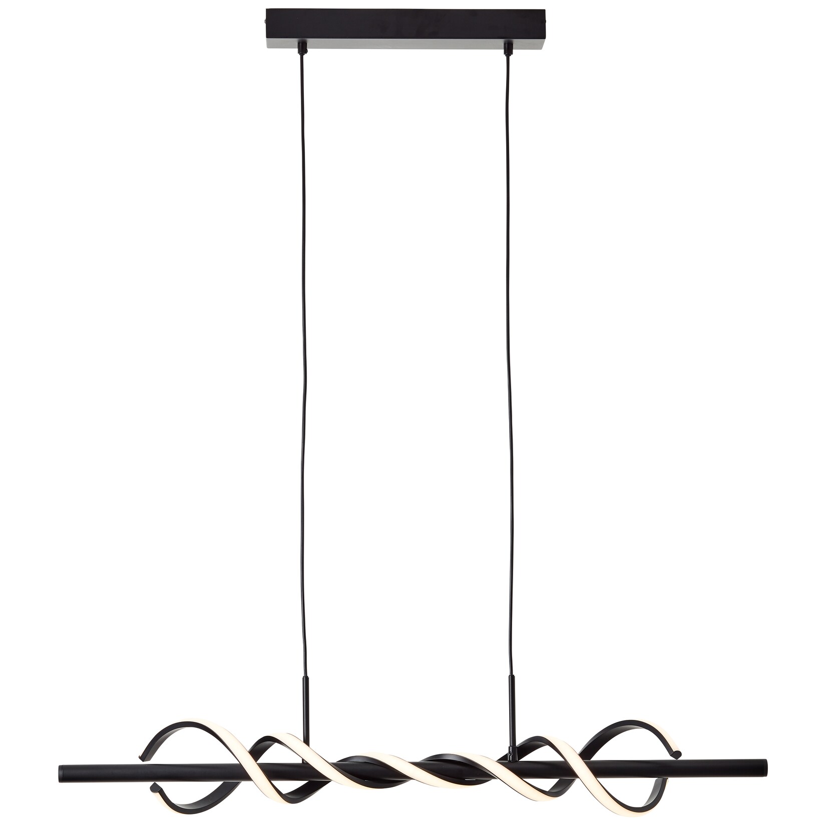 Brilliant Amalie LED Pendelleuchte 95cm schwarz, Metall/Kunststoff, 1x LED integriert, 20 W , (Lichtstrom: 2600lm, Lichtfarbe: 3000K) | 04004353411748