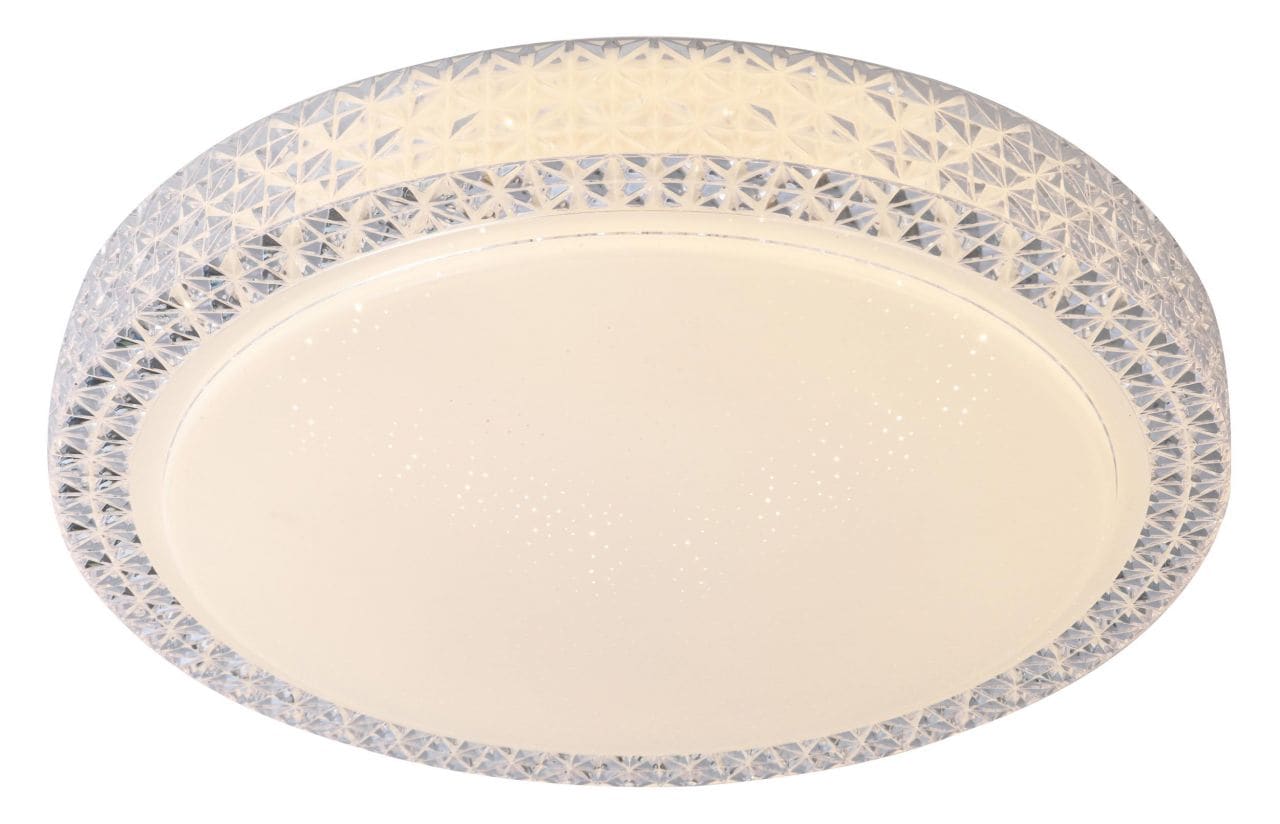 BRILLIANT Badria LED Wand- und Deckenleuchte 58cm wei&szlig; Innenleuchten,Deckenleuchten,-funktional | 1x 60W LED integriert, (Lichtstrom: 4800lm, Lichtfarbe: 3000-6000K) | Steuerbar &uuml;ber Fernbedienung / S - Bild 1