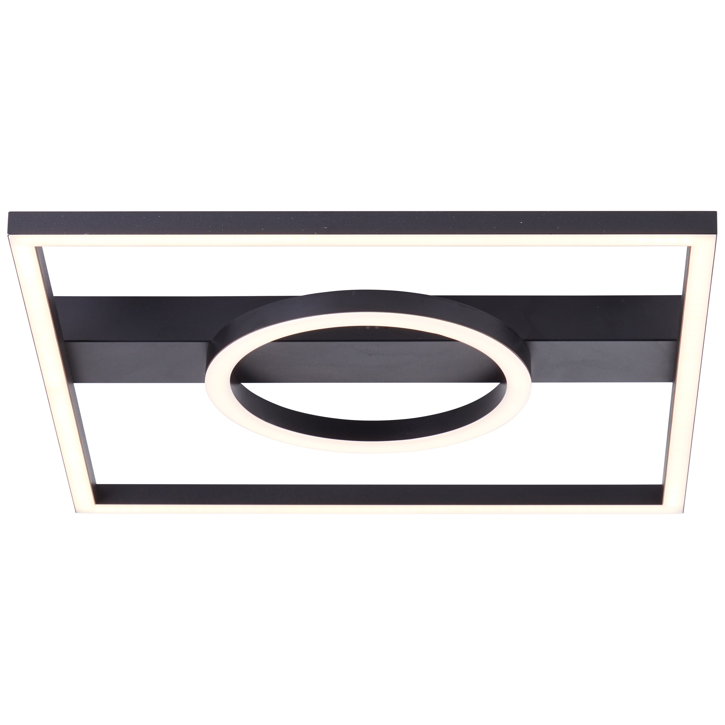 BRE-Light Maureen LED Deckenleuchte 40x40cm schwarz Metall/Kunststoff 24 W LED integriert (2700lm , 3000K) - Bild 1