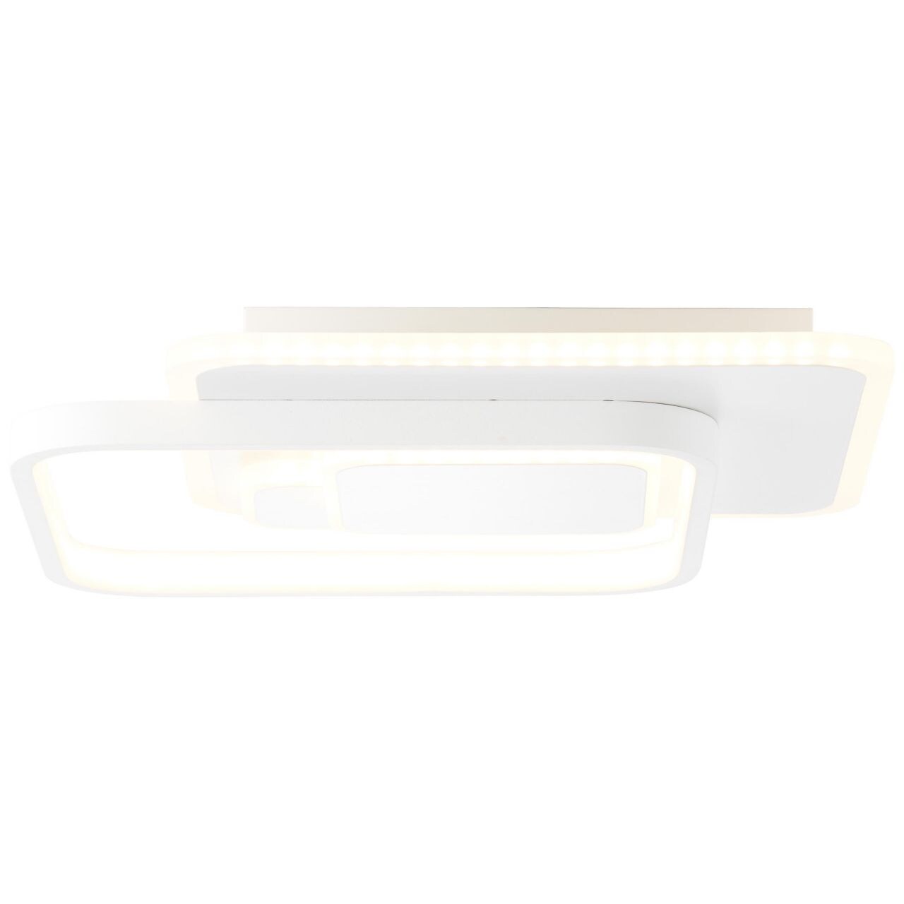 BRILLIANT Geron Wand- und Deckenleuchte 31x31cm weiß Innenleuchten,Deckenleuchten,-dekorativ   1x 24W LED integriert, (Lichtstrom: 3138lm, Lichtfarbe: 3000K)   Energiesparend und langlebig durch LED-E | 04004353380822