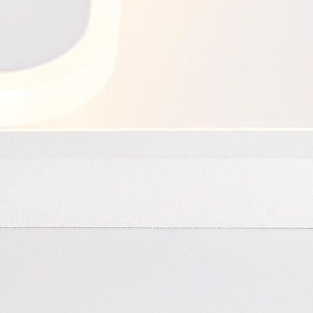 BRILLIANT Geron Wand- und Deckenleuchte 31x31cm weiß Innenleuchten, Deckenleuchten,-dekorativ | 1x 24W LED integriert, (Lichtstrom: 3138lm,  Lichtfarbe: 3000K) | Energiesparend und langlebig durch LED-E online kaufen  bei Netto