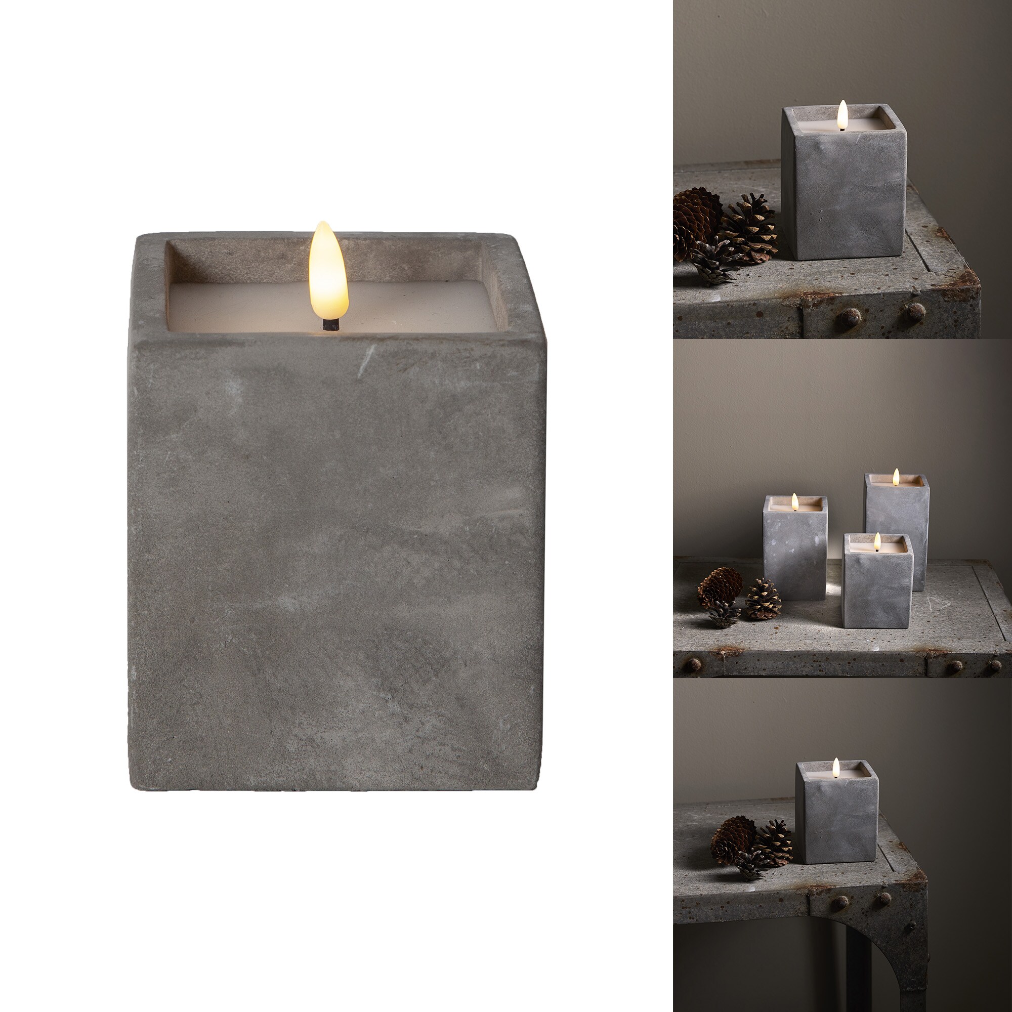 Star Trading LED Kerzen mit Timerfunktion | LED Kerze mit Timer | LED Kerzen flackernde Flamme | Wei&szlig;e Kerzen Deko | Deko Kerzen | Kerzen Wei&szlig; | Elektrische Kerzen mit Batterie und Timerfunktion | Kerzen LED - Bild 1