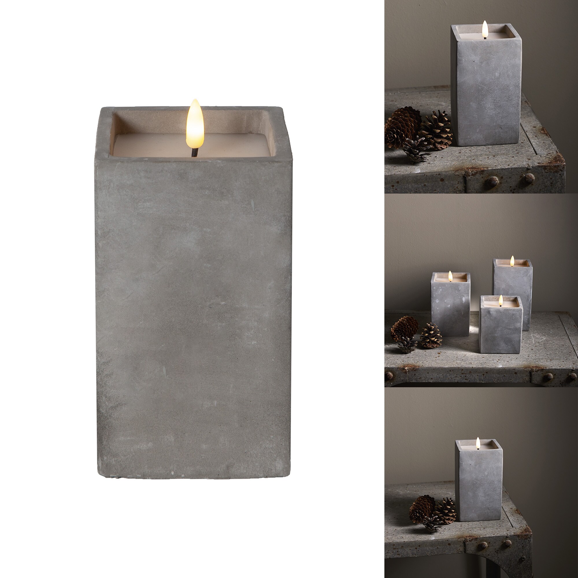 Star Trading LED Kerzen mit Timerfunktion | LED Kerze mit Timer | LED Kerzen flackernde Flamme | Wei&szlig;e Kerzen Deko | Deko Kerzen | Kerzen Wei&szlig; | Elektrische Kerzen mit Batterie und Timerfunktion | Kerzen LED - Bild 1