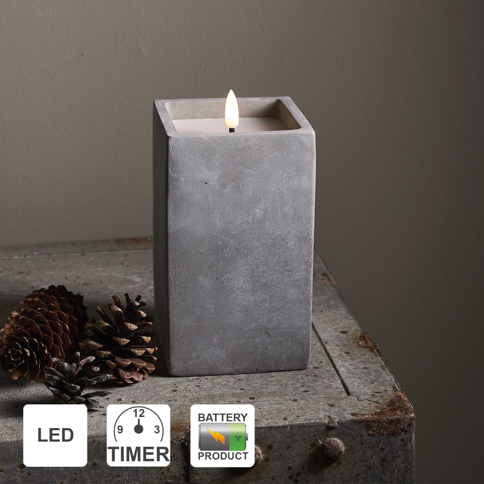 Star Trading LED Kerzen mit Timerfunktion | LED Kerze mit Timer
