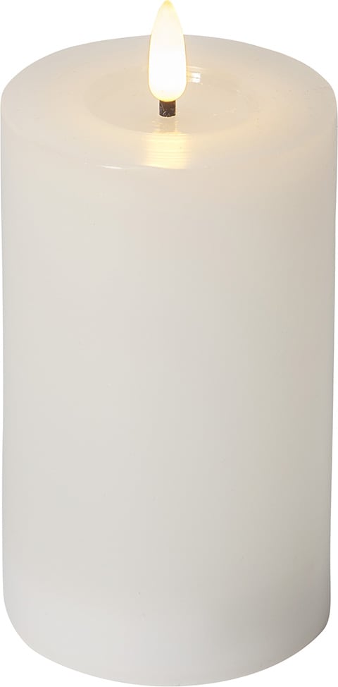 Star Trading LED Blockkerze Flamme Flow aus Wachs 15cm - Bild 1