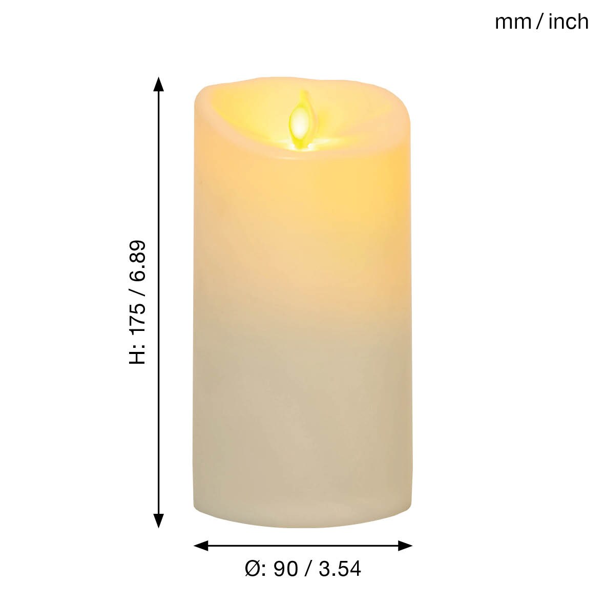 Star Trading LED Kerzen mit Timerfunktion 3er Set | LED Kerze | LED Kerzen flackernde Flamme | Kerzen Deko | Deko Kerzen