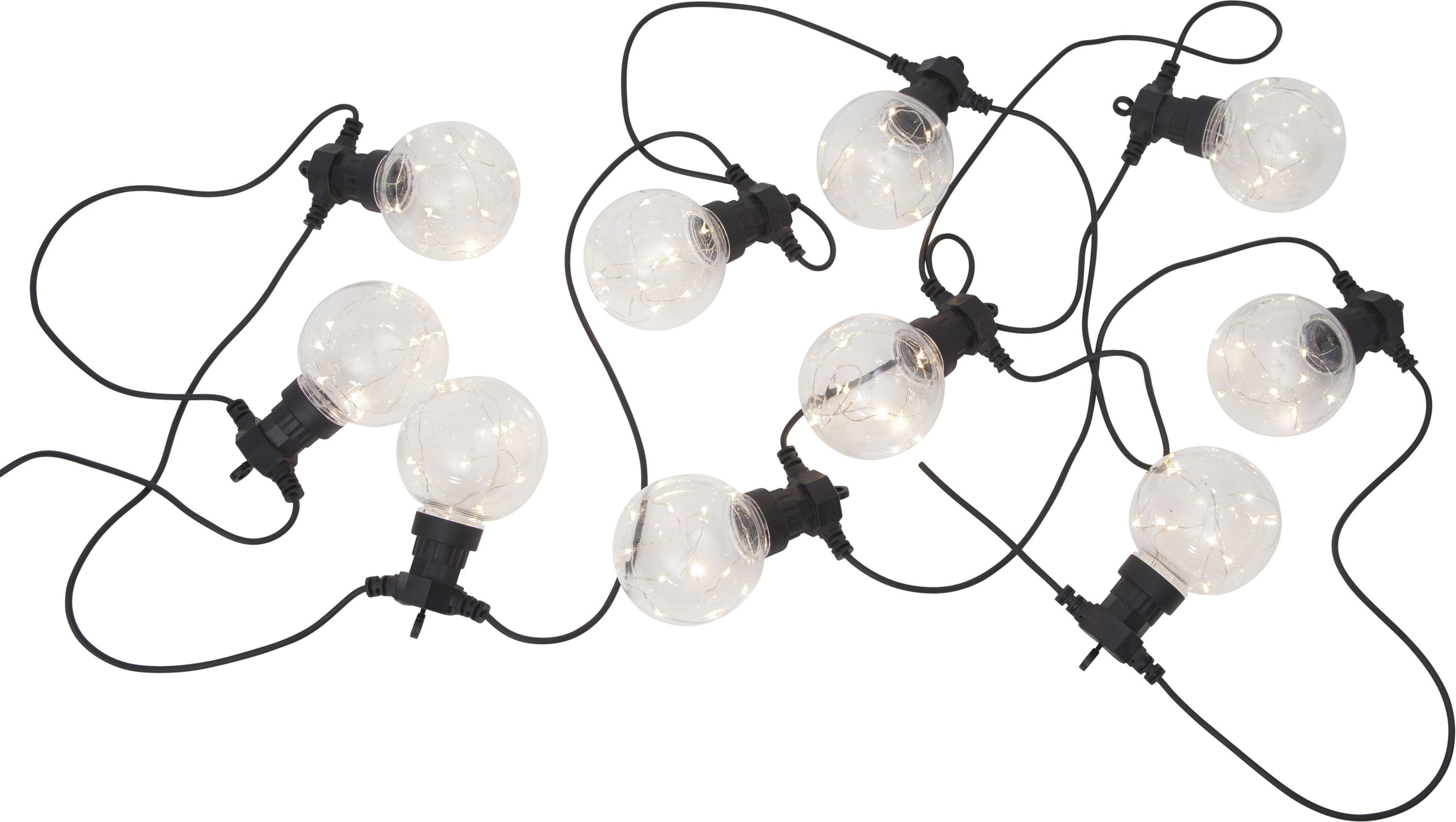 Star Trading LED Lichterkette au&szlig;en | 9,40M | Lichterkette Innen mit Stecker | Outdoor Lichterkette Balkon | IP44 | Garten Lichterkette Gl&uuml;hbirnen au&szlig;en | Outdoor Lichterkette Strom | Garten Deko - Bild 1