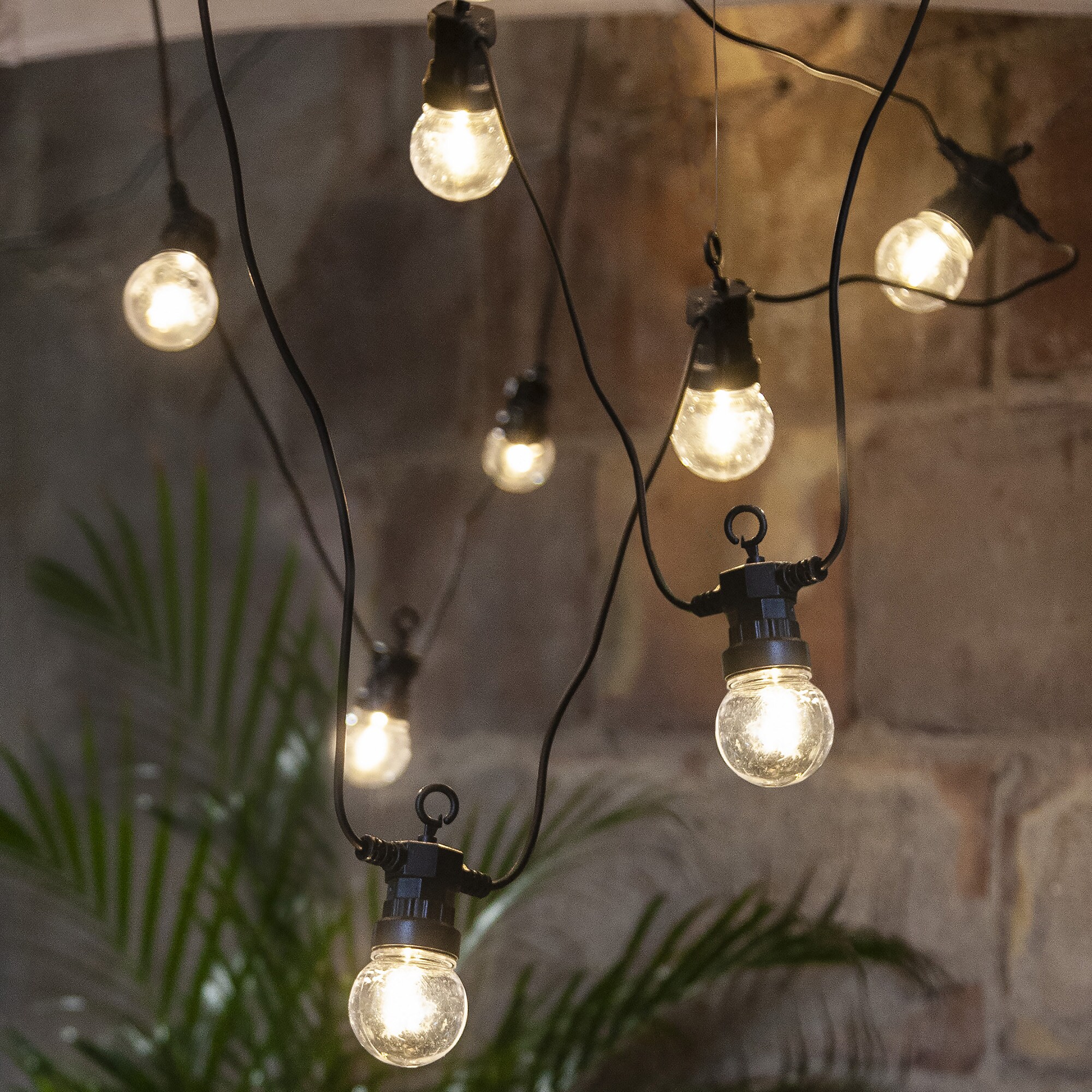 Star Trading LED Lichterkette außen Strom | 13,55M | Garten Deko draußen | IP44 | Outdoor Lichterkette Innen | Lichterkette Balkon
