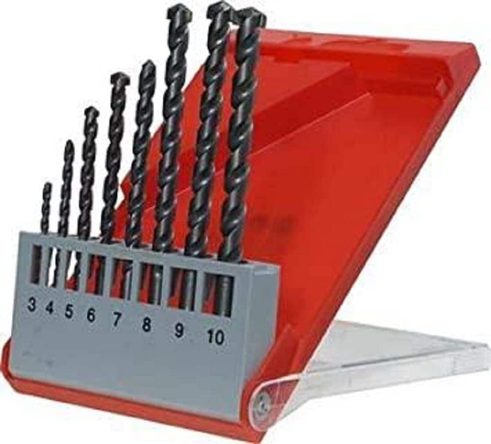 kwb Steinbohrer-Set, 8-teilig (Bohrer-Satz f&uuml;r Dreh- und Schlagbohr-Maschinen, Spiralbohrersatz) - Bild 1
