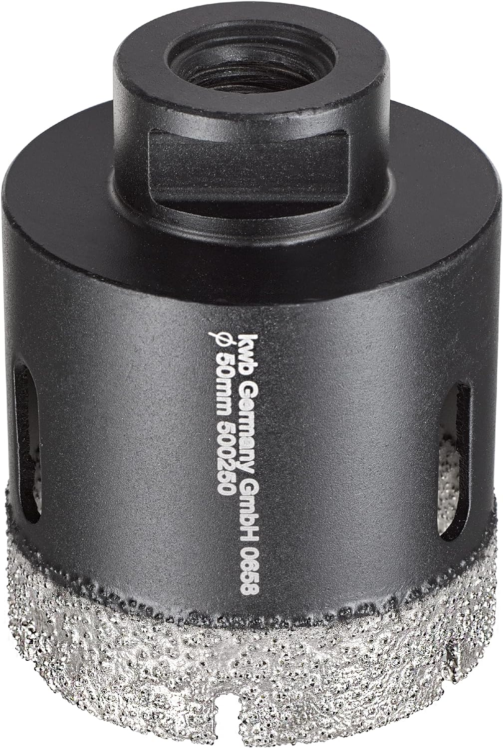 kwb Diamant Fliesen-Loch-Bohrer f&uuml;r Winkelschleifer, Lochs&auml;ge mit M14-Aufnahme, Diamont-Bohrkrone Durchmesser 50 mm - Bild 1