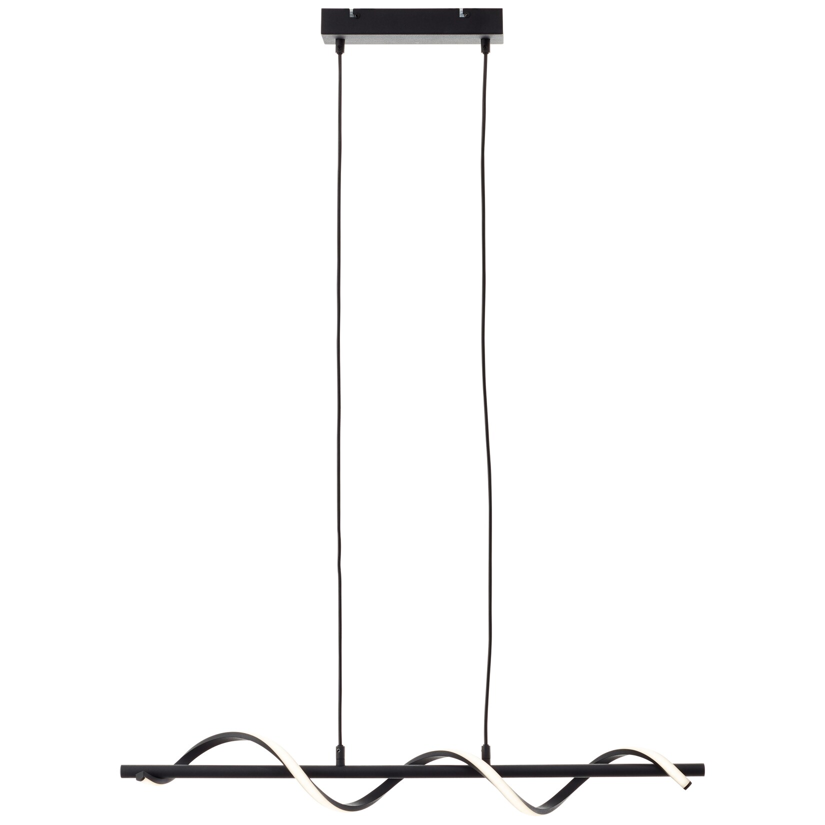 Brilliant Lampe Eunice LED Pendelleuchte schwarz matt schwarz 22 W LED integriert