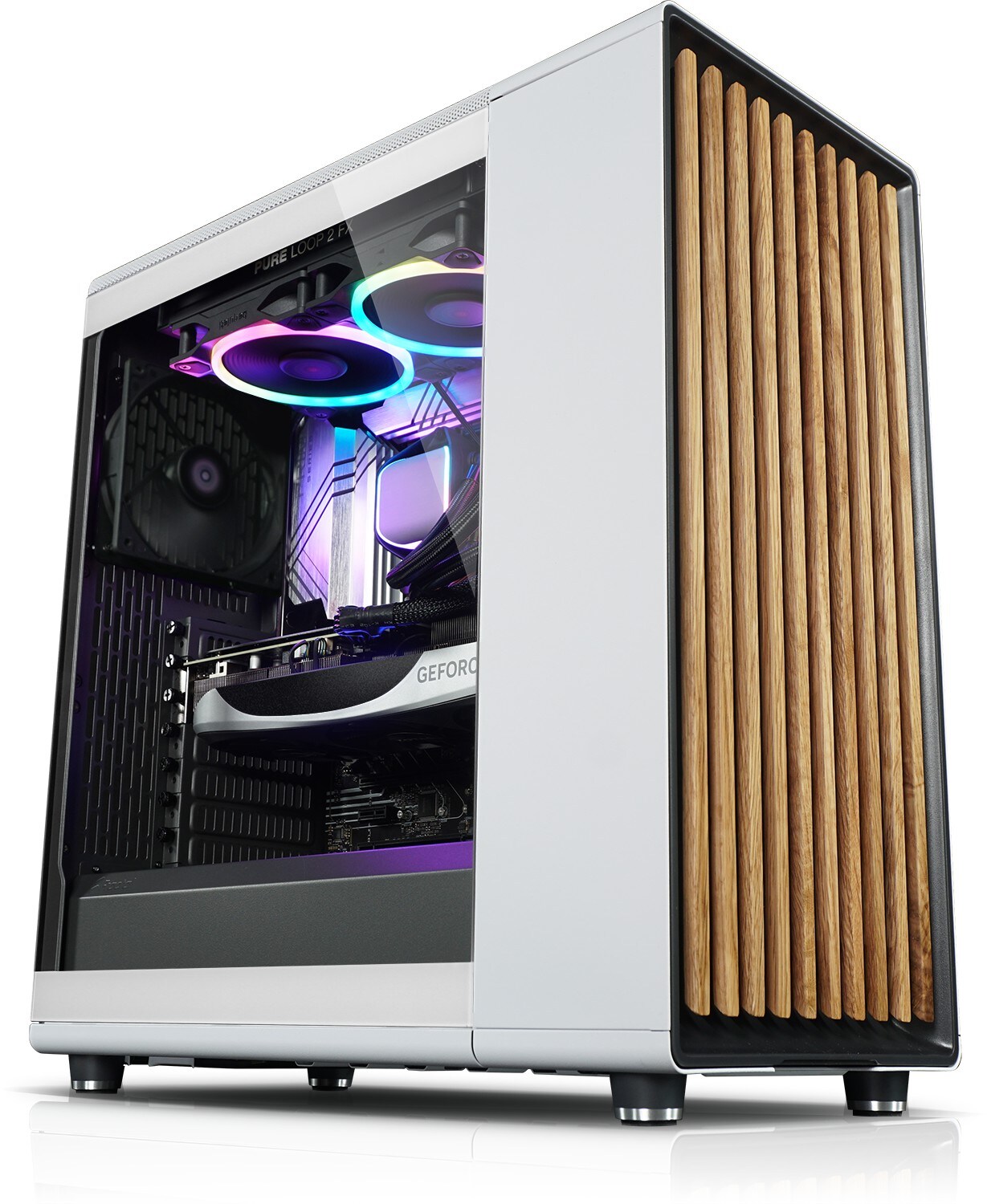 Gaming PC White Forest 12 Intel Core i9-12900KF, 32GB DDR4, NVIDIA RTX 5070 12 GB, 2TB SSD, WLAN, Windows 11 - Bild 1