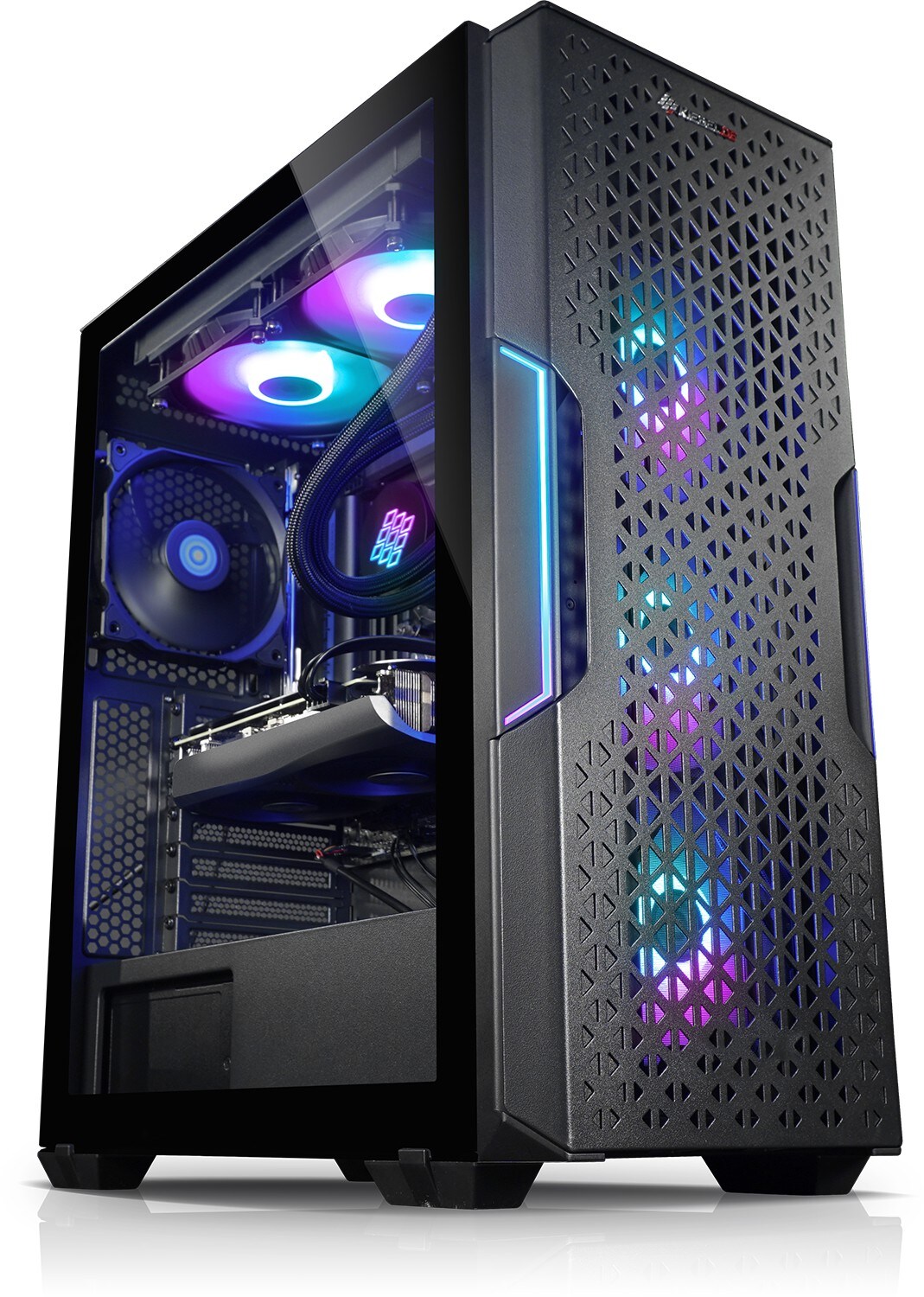 Gaming PC Raptor 12 Intel Core i9-12900KF, 32GB DDR4, NVIDIA RTX 5070 Ti 16 GB, 1TB SSD, 2TB HDD, WLAN, Windows 11 | 04260627614318
