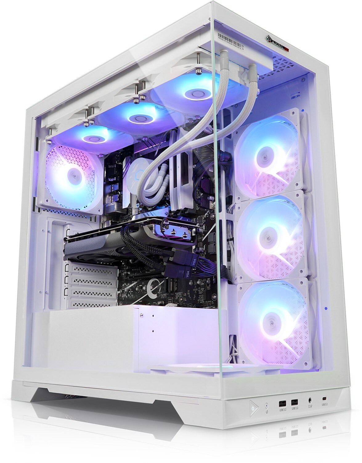 Gaming PC Invader 12 Intel Core i7-12700KF, 64GB DDR4, NVIDIA RTX 5060 Ti 16 GB, 2TB SSD, Windows 11 - Bild 1
