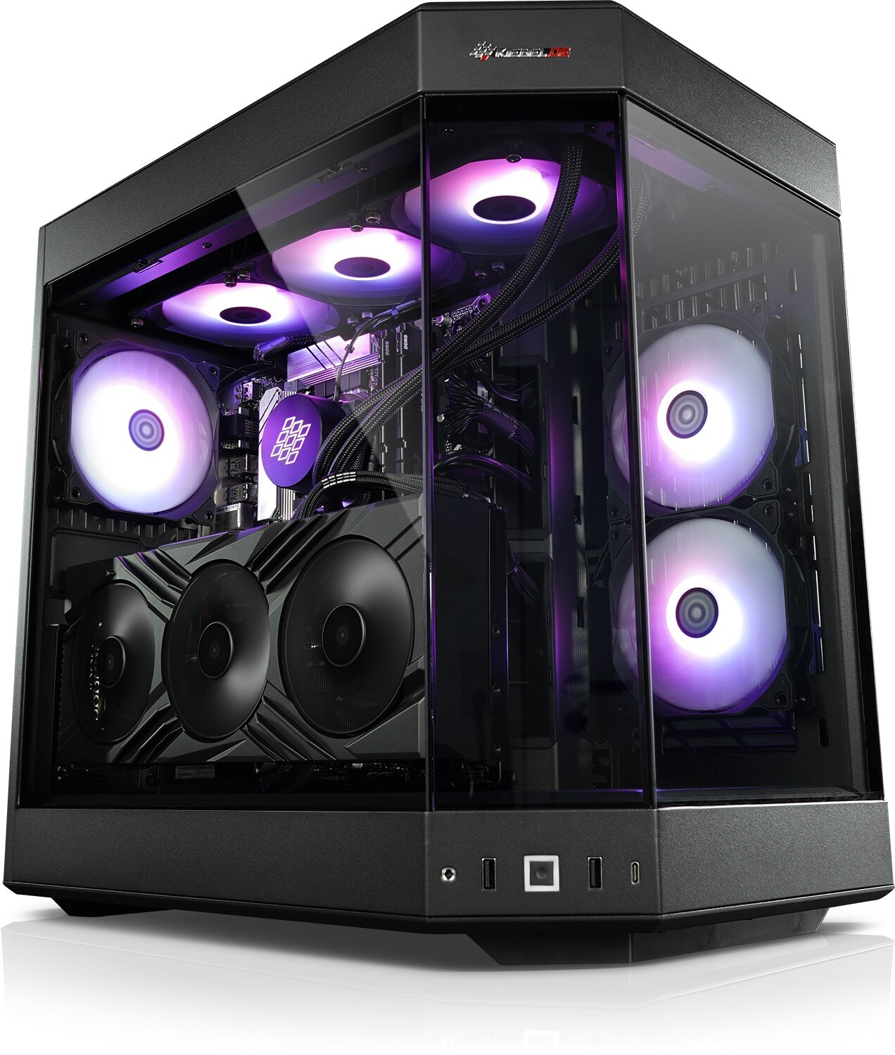 Gaming PC Poseidon 14 Intel Core i7-14700KF, 64GB DDR5, NVIDIA RTX 5070 Ti 16 GB, 2TB SSD, Windows 11 - Bild 1