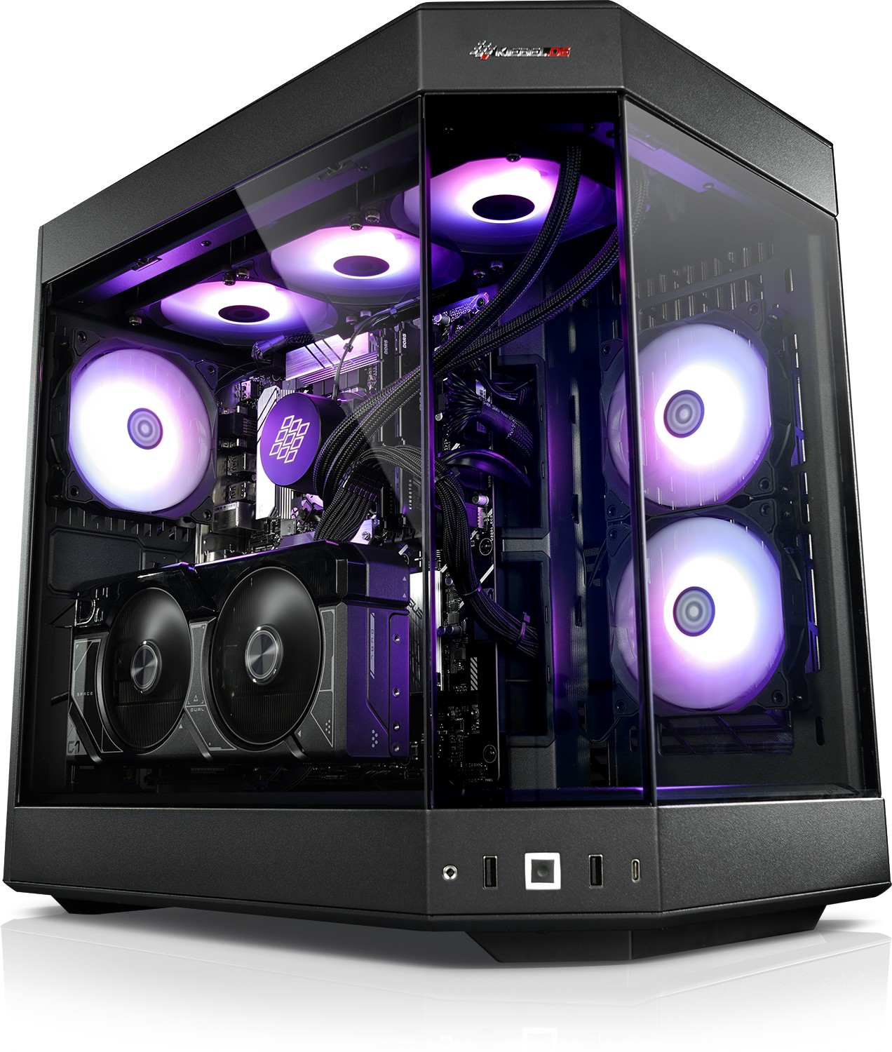 Gaming PC Poseidon Ultra Intel Core Ultra 7 265KF, 64GB DDR5, NVIDIA RTX 5070 Ti 16 GB, 4TB SSD, Windows 11 - Bild 1