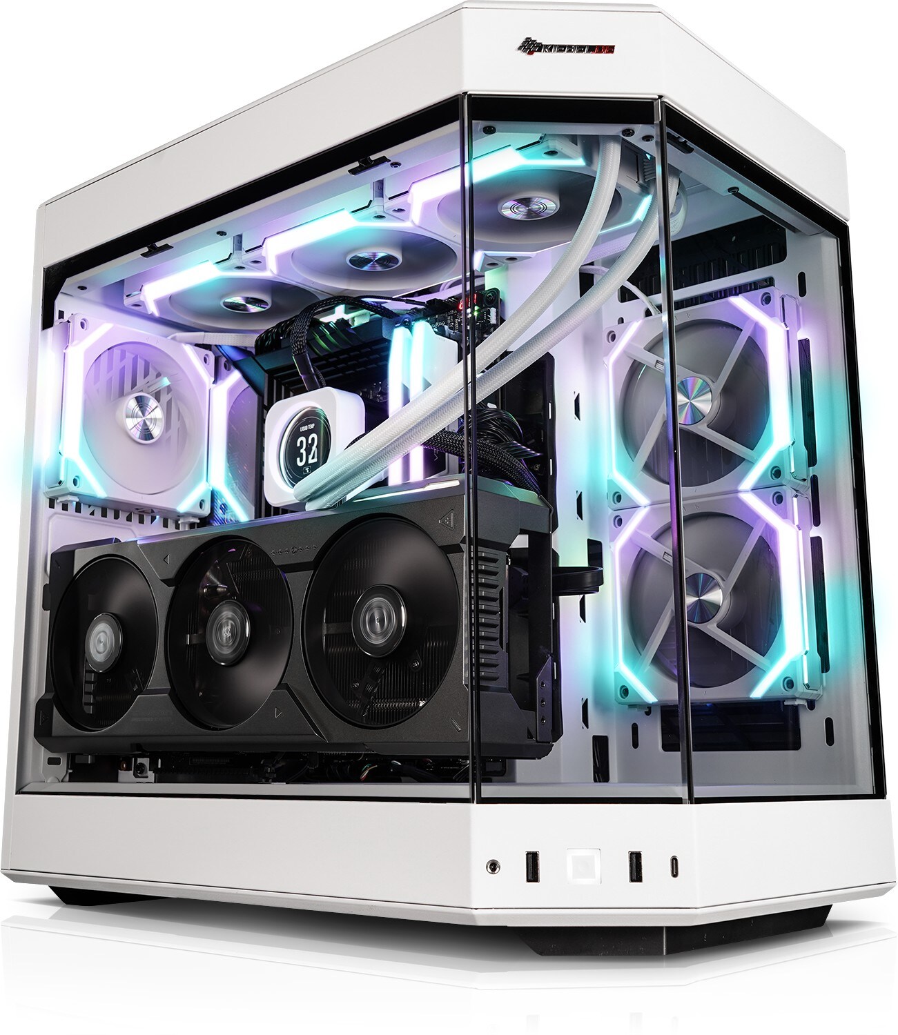 Gaming PC Poseidon Ultra Intel Core Ultra 7 265KF, 32GB DDR5, NVIDIA RTX 5070 Ti 16 GB, 2TB SSD, Windows 11 - Bild 1