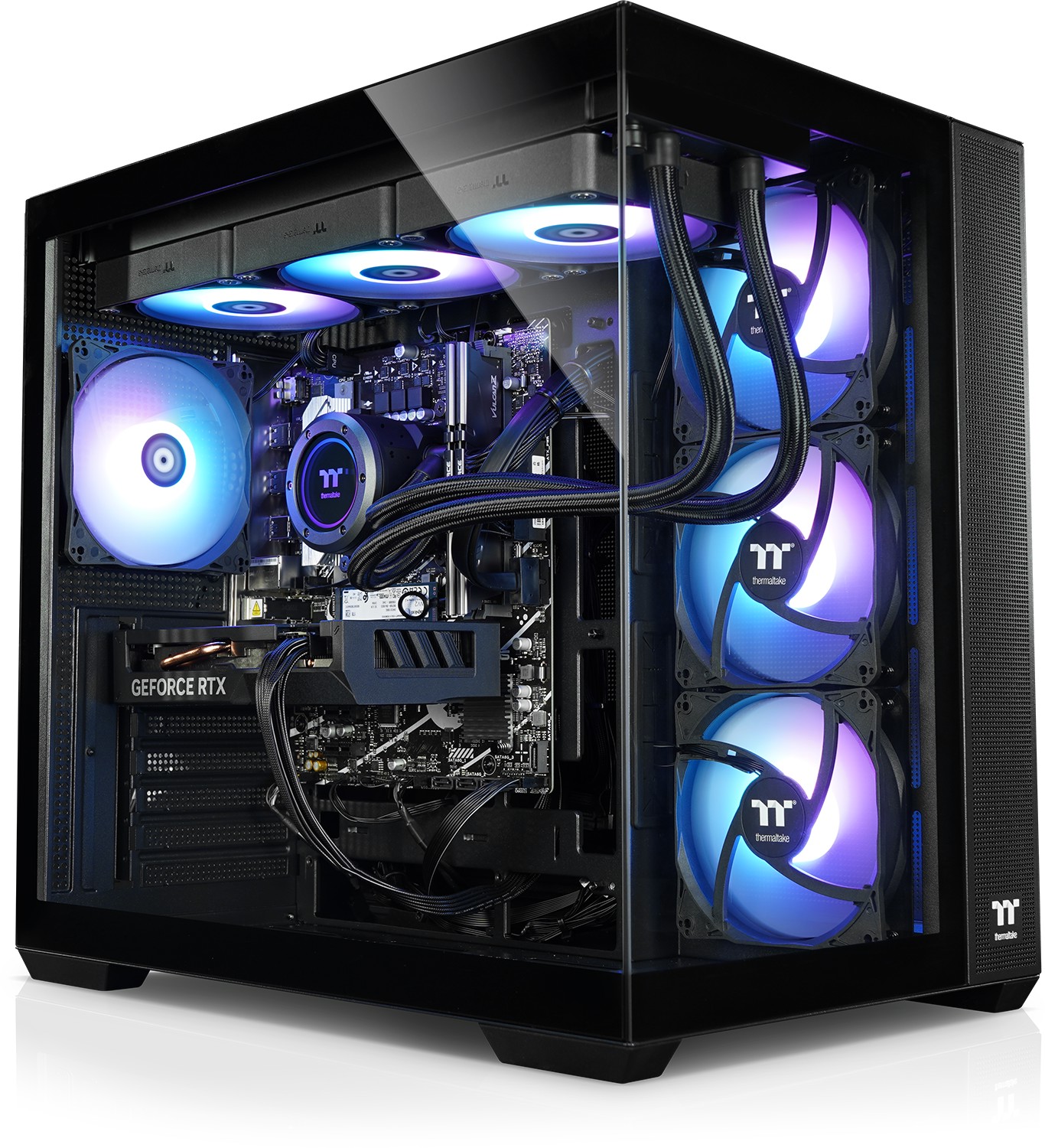 Gaming PC Hydra Ultra Intel Core Ultra 7 265KF, 32GB DDR5, AMD Radeon RX 9070 XT 16 GB, 1TB SSD, Windows 11 - Bild 1
