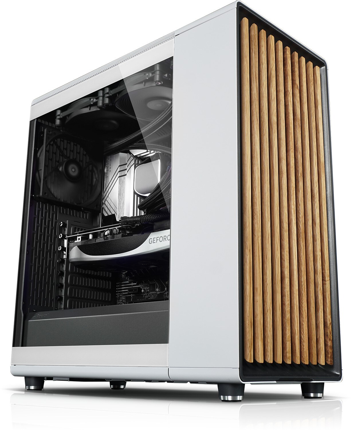 Gaming PC White Forest VIII AMD Ryzen 7 8700F, 32GB DDR5, NVIDIA RTX 5060 8 GB, 1TB SSD, Windows 11 - Bild 1
