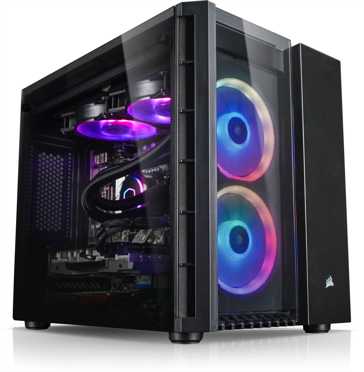 Gaming PC Crystal V AMD Ryzen 7 5700X, 32GB DDR4, AMD Radeon RX 9060 XT 16 GB, 1TB SSD, Windows 11