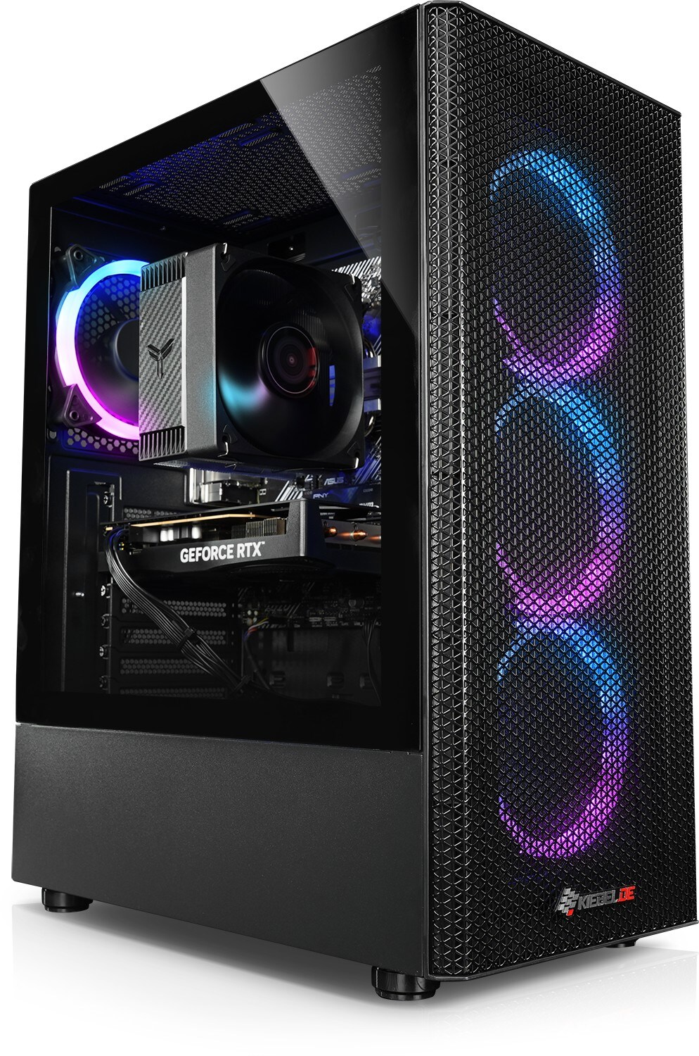 Gaming PC Raptor VIII AMD Ryzen 7 8700F, 16GB DDR5, NVIDIA RTX 5060 8 GB, 1TB SSD, WLAN, Windows 11