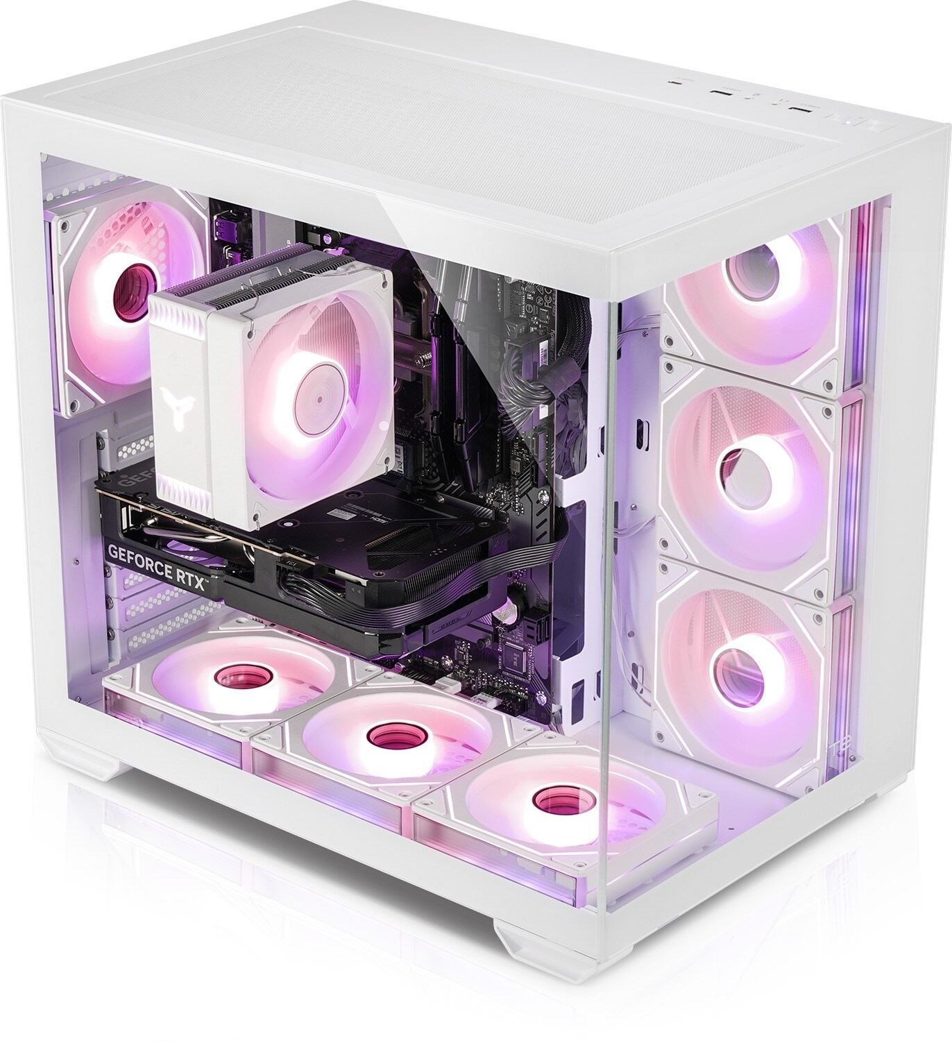 Gaming PC Panorama Polar IX AMD Ryzen 5 9600X, 16GB DDR5, NVIDIA RTX 5060 Ti 8 GB, 1TB SSD, Windows 11