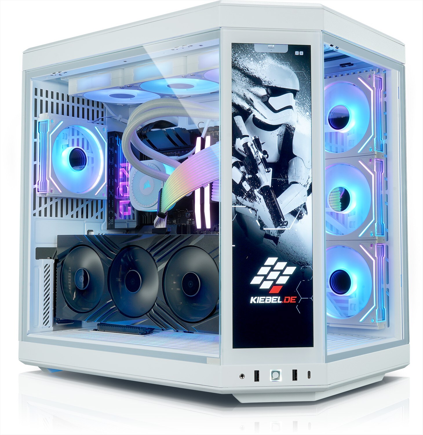 Gaming PC PNY PRO Elite Plus AMD Ryzen 7 9800X3D, 32GB DDR5, PNY RTX 5070 Ti 16 GB, 2TB SSD, Windows 11