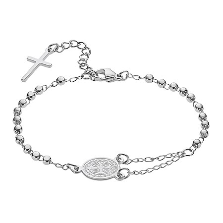 Steel Art Armkette für Frauen Rosarium poliert - Bild 1