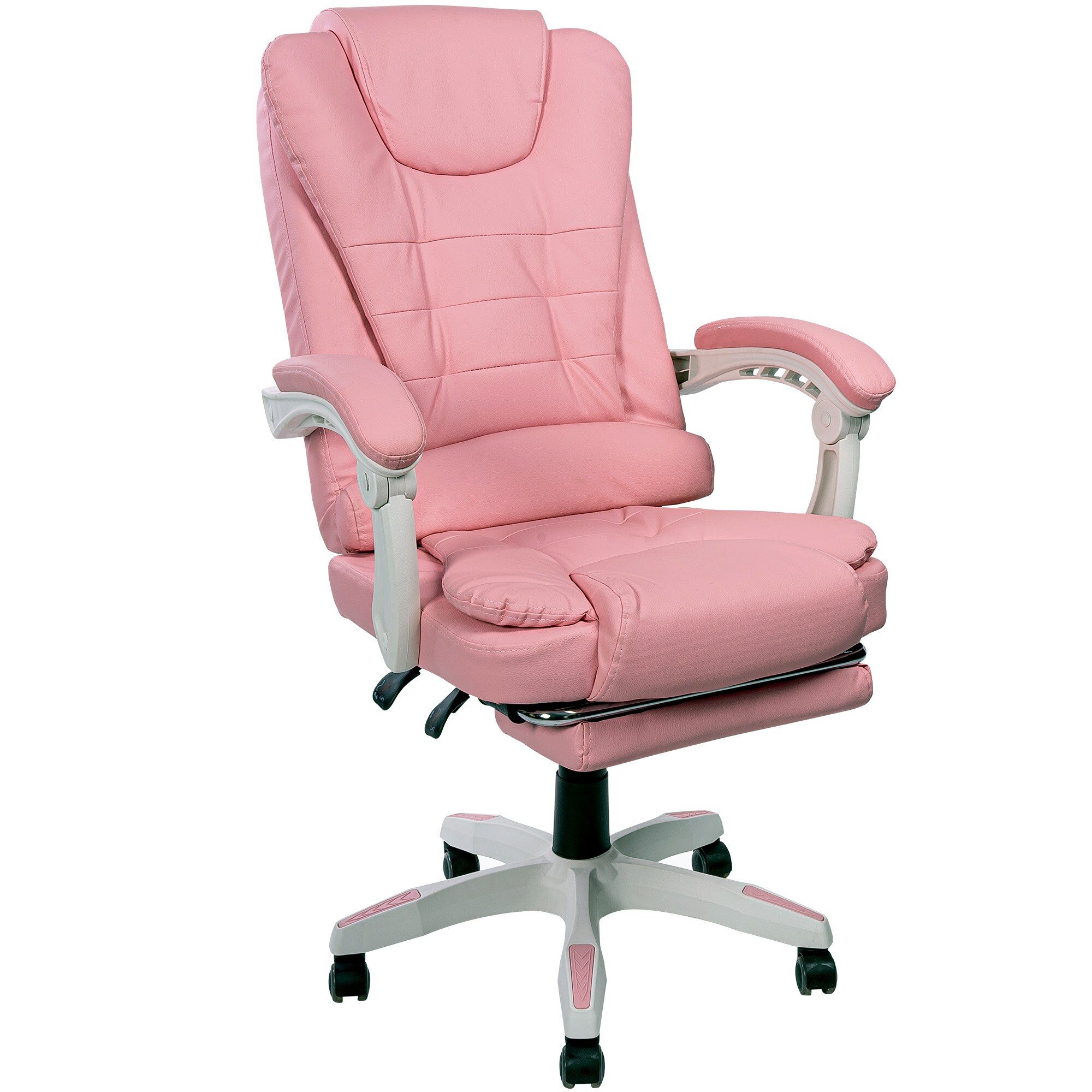 Schreibtischstuhl Design B&uuml;rostuhl Racing Chair Chefsessel Gamingstuhl Fu&szlig;st&uuml;tze - Bild 1