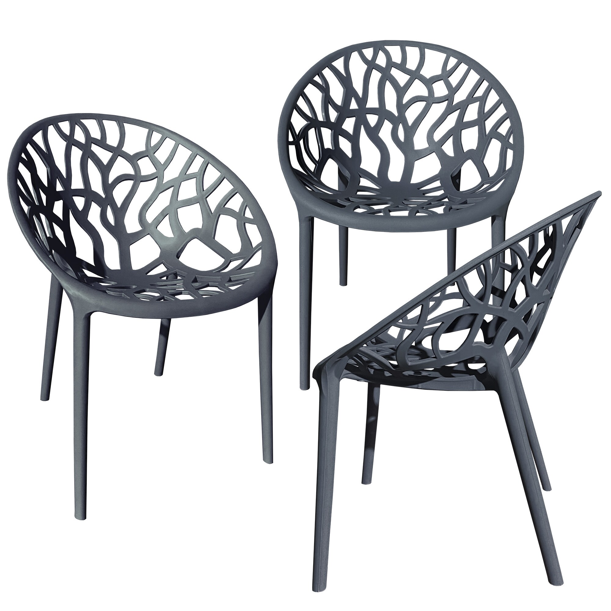 Gartenstuhl Kunststoff Stapelstuhl Bistrostuhl K&uuml;chenstuhl Stuhl Stapelbar - Bild 1