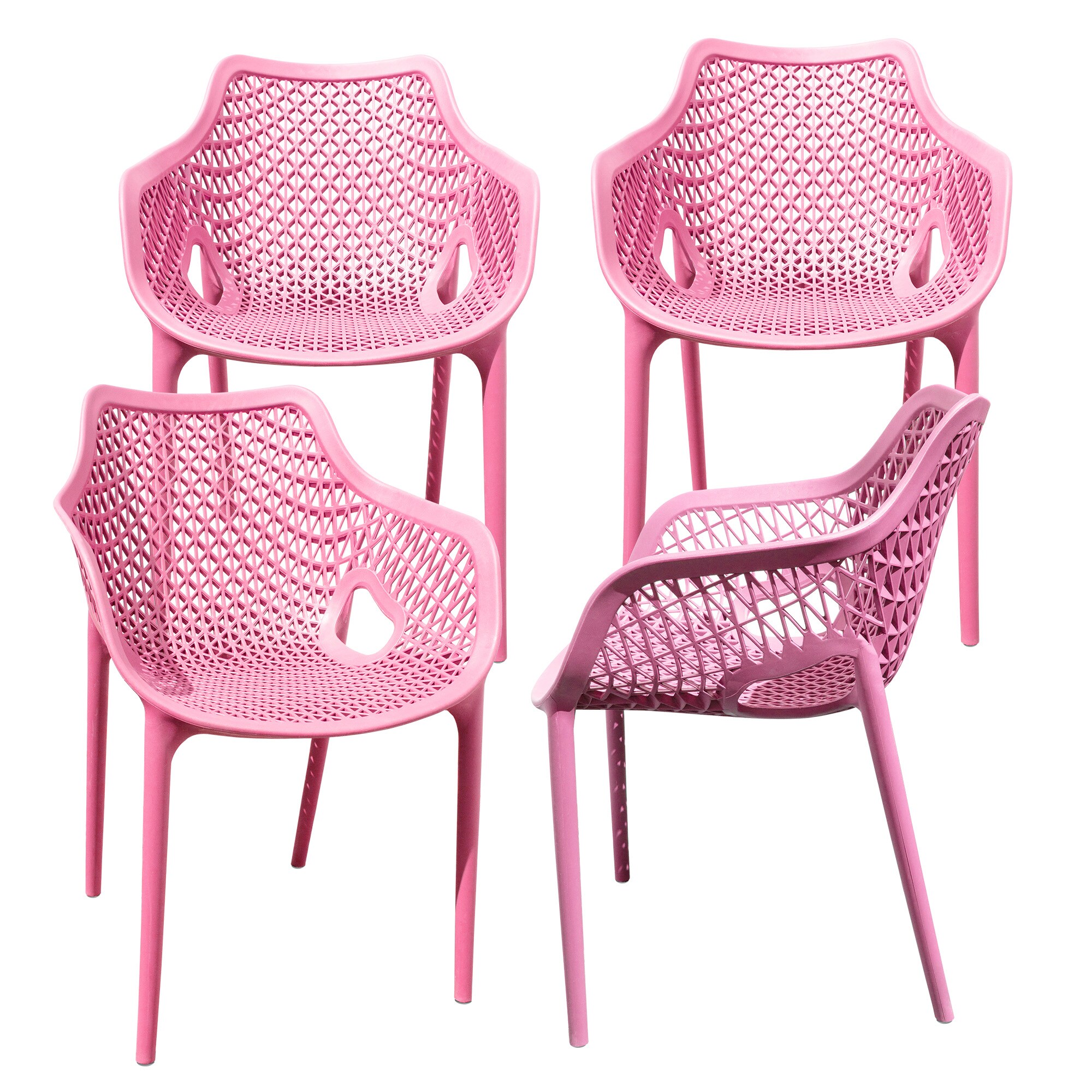 Gartensessel Gartenstuhl Kunststoff Stapelstuhl Armlehne K&uuml;chenstuhl Bistrostuhl - Bild 1