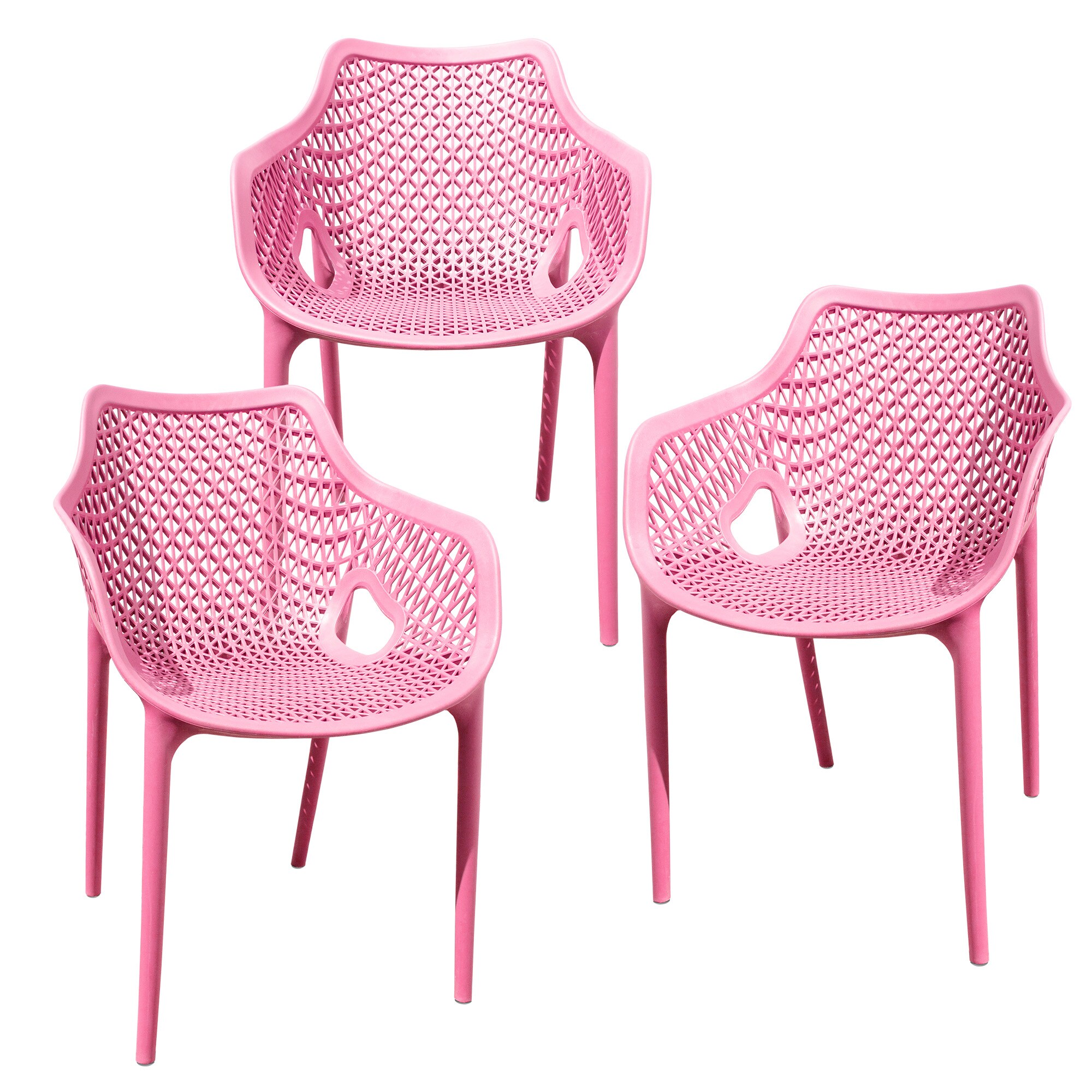 Gartensessel Gartenstuhl Kunststoff Stapelstuhl Armlehne K&uuml;chenstuhl Bistrostuhl - Bild 1