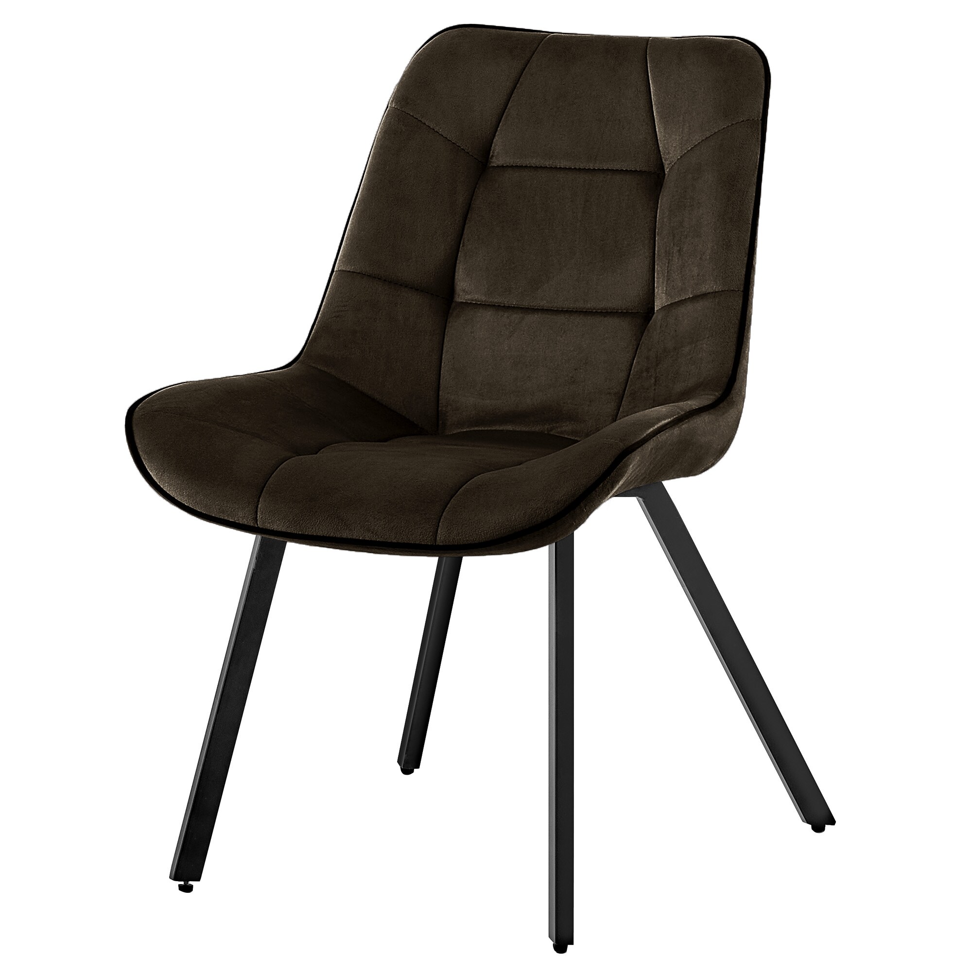 Samtst&uuml;hle Stoffst&uuml;hle Polsterstuhl Esszimmerst&uuml;hle K&uuml;chenst&uuml;hle aus Samt Metallbeine - Bild 1