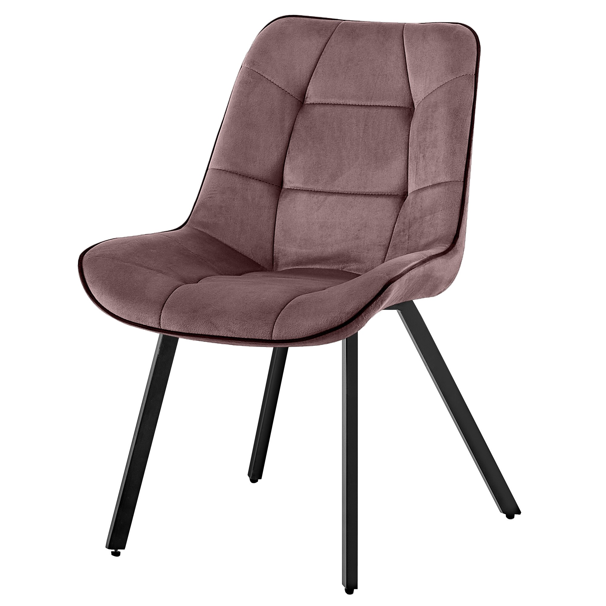 Samtst&uuml;hle Stoffst&uuml;hle Polsterstuhl Esszimmerst&uuml;hle K&uuml;chenst&uuml;hle aus Samt Metallbeine - Bild 1