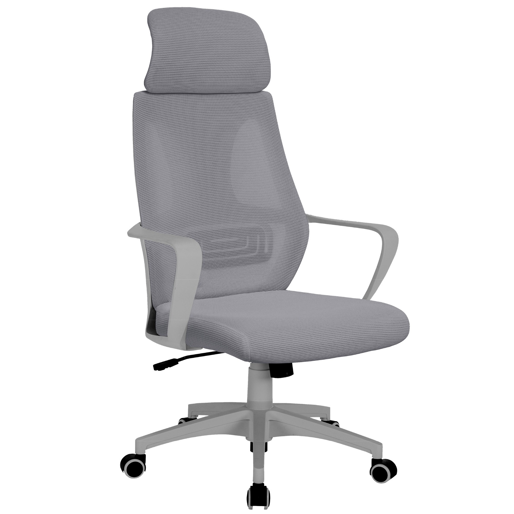 B&uuml;rostuhl mit Lordosenst&uuml;tze im Netzstoff-Design Schreibtischstuhl mit Wippfunktion ergonomischer Drehstuhl mit einer verstellbaren atmungsaktiven R&uuml;ckenlehne - Bild 1