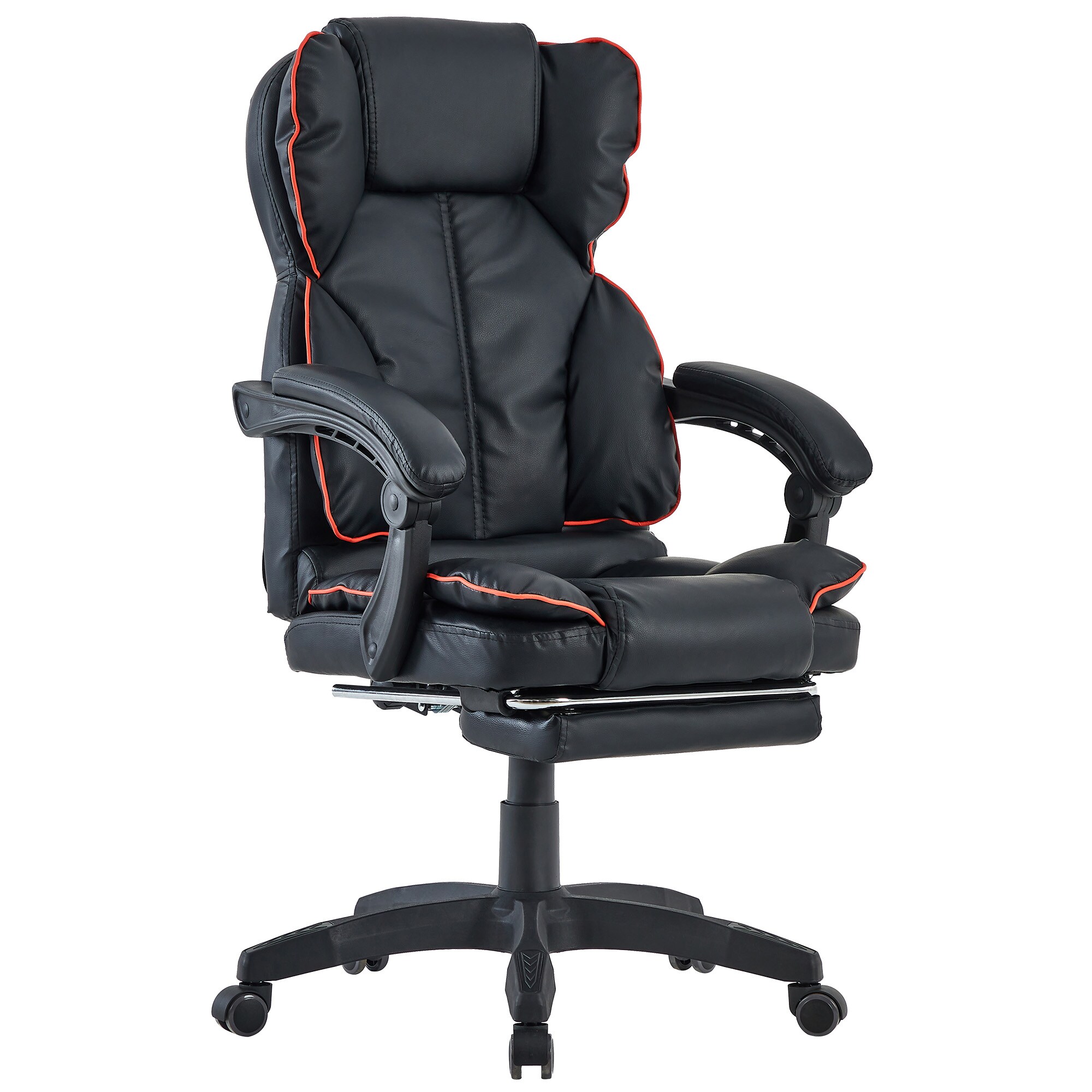 Schreibtischstuhl B&uuml;rostuhl Gamingstuhl Racing Chair Chefsessel mit Fu&szlig;st&uuml;tze - Bild 1