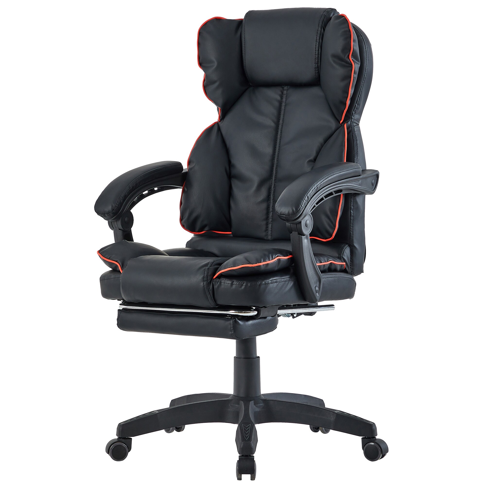 Schreibtischstuhl Design B&uuml;rostuhl Racing Chair Chefsessel Gamingstuhl Fu&szlig;st&uuml;tze - Bild 1