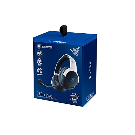 RAZER Headset Kaira Pro - Dual Wireless PlayStation schwarz-weiß - Bild 1