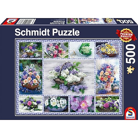 Schmidt Spiele Puzzle Blumenbouquet 500 Teile - Bild 1