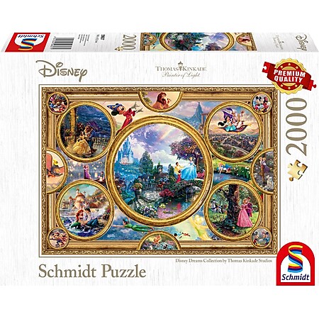 Schmidt Spiele Puzzle Disney Dreams Collection 2000 Teile - Bild 1