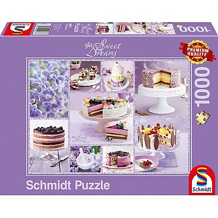 Schmidt Spiele Puzzle Kaffeekränzchen in Flieder 1000 Teile - Bild 1