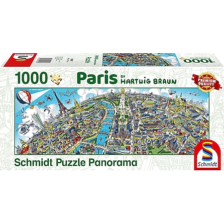 Schmidt Spiele Puzzle Stadtbild Paris 1000 Teile - Bild 1