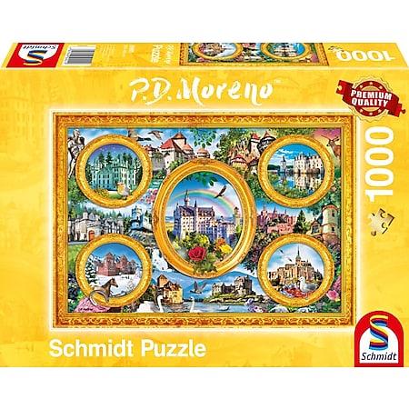 Schmidt Spiele Puzzle Schlösser 1000 Teile - Bild 1