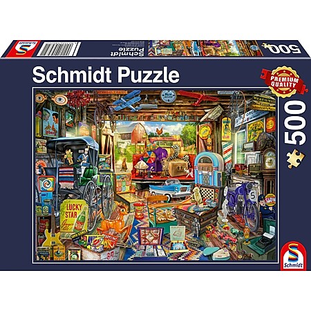 Schmidt Spiele Puzzle Garagen-Flohmarkt 500 Teile - Bild 1